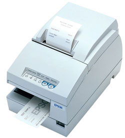 Epson TM-U675 Serial Printer w/Autocutter, white (TM675BSW)