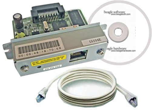 Epson UB-E02 Ethernet Interface Kit: card, cable and CD