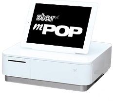 Star mPOP Printer & Cash Drawer, white, OPEN BOX, (MPOPFGOB)