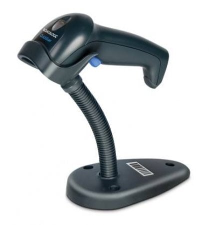 Datalogic QD2130 scanner with stand