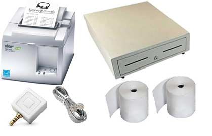 Square Starter kit: printer, drawer, reader, cables and paper