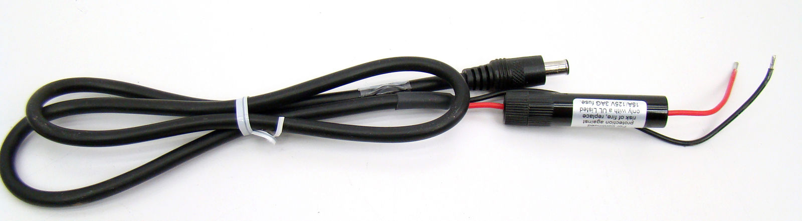 Lind Fused Power Cord, pigtail end, 3ft (LND3FPTN)