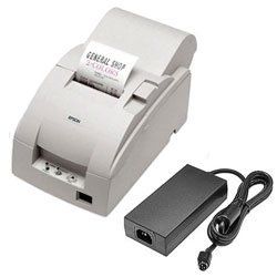 Epson TM-U220A USB Printer w/ P/S; white (TM220AUWPS)