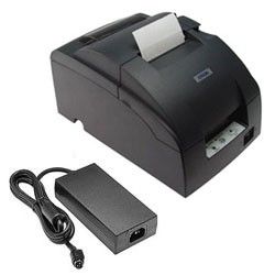 Epson TM-U220B Printer w/ P/S; black (TM220BPS)