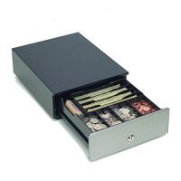 MMF 10 Value Cash Drawer, Stainless, black (MMFV1013SGN)