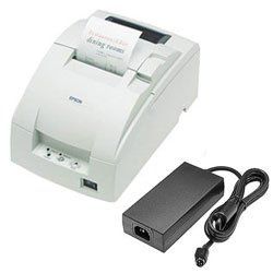Epson TM-U220D Ethernet Printer w/ P/S; white (TM220DEWPS)